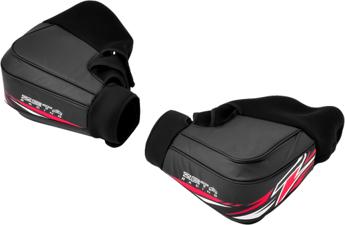 Zeta Hand Warmers Black/Red Pr Ze72-9042