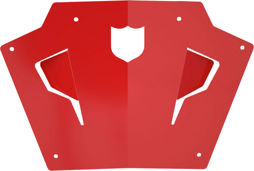 Pro Armor Front Sport Bumper Skid Plate Red Pol P199P363Rd