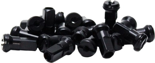 Dubya 98-611B Spoke Nipples Black