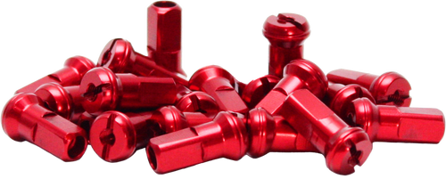 Dubya 98-611R Spoke Nipples Red