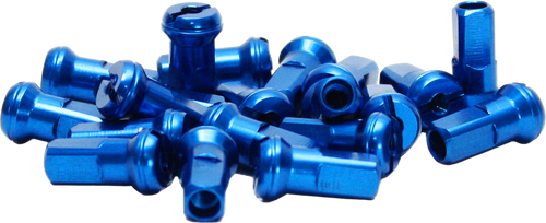 Dubya 98-612D Spoke Nipples Blue