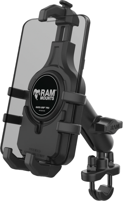 Ram Ram-B-149Z-Pd5U Quick-Grip Pro Handlebar Phone Mount Med