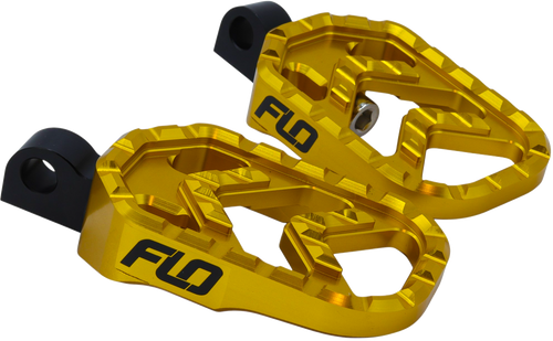 Flo Motorsports Savage Series Footpegs Gold V-800Gld