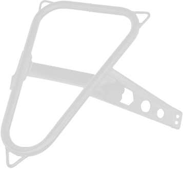 Pro Armor P141U300Gg-728 Spare Tire Mount Ghost Grey Pol