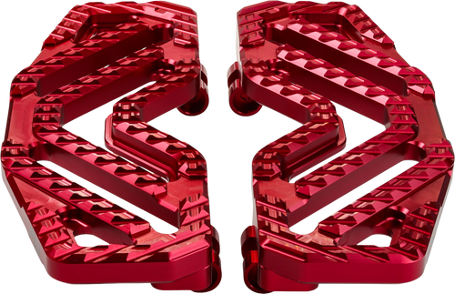 Flo Motorsports Savage Floorboards Red V-800V5R