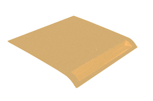 Pro Armor Asylum Roof W/Light Bar Pocket Gold Matte P141297Gm