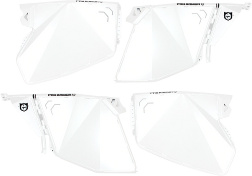 Pro Armor Traditional Half Doors White Pol P144D000Wh-133