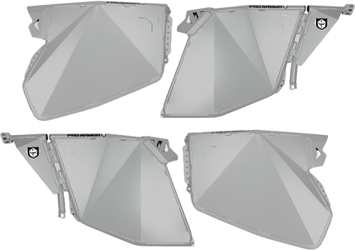Pro Armor P144D000Gg-728 Traditional Half Doors Ghost Grey Pol