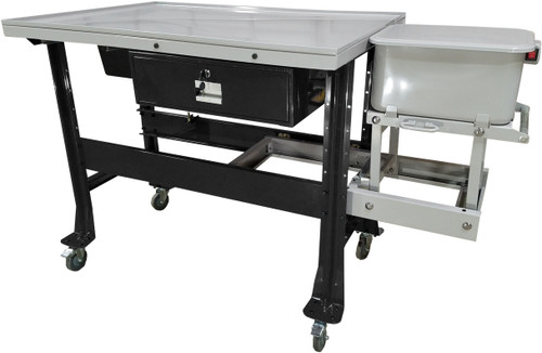 Ideal Ptdt-Pw-1000-Blk Premium Tear Down Table W/Part Washer