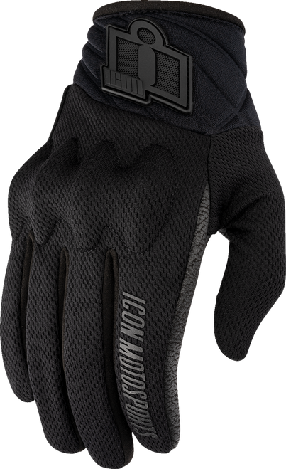 Icon Glove Wm Anthem 3 Bk Sm 3302-0942
