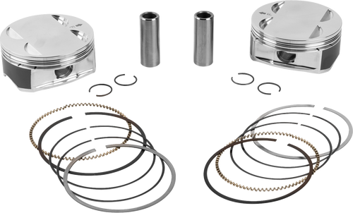 Je Pistons Piston Kit Hd M8 108 4.260 Bore 4.500 Stroke 11.5:1 399158