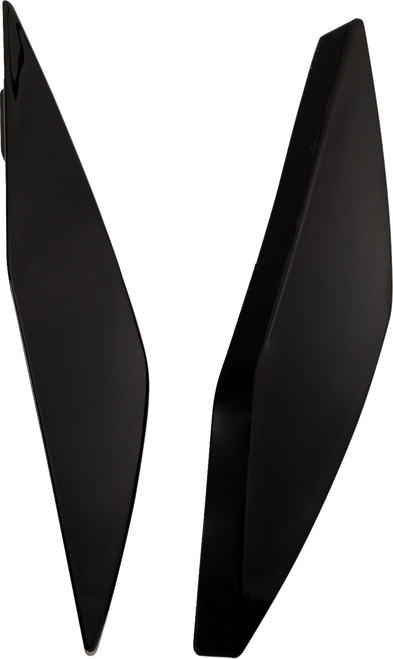 Icon Side Covers Ultraflite Gloss Black 0133-1710