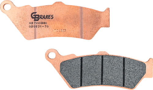 Gbrakes Brake Pad Hh Sintered Gb0531-70 Gb0531-70
