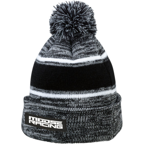 Moose Racing Drift Knit Beanie - Black/Gray 2501-2989