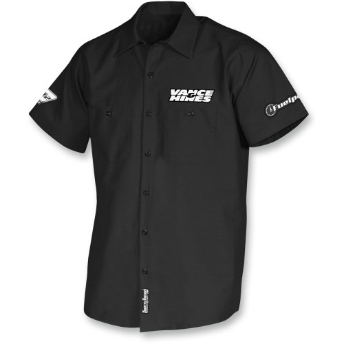 Throttle Threads Vance & Hines Shop Shirt - Black - Medium Vnh18S24Bkmr