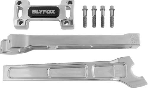 Slyfox Riser 10" Straight Raw 1" Clamp Sf-1001-10-R