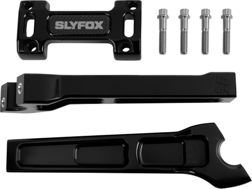 Slyfox Riser 8" Straight Black 1" Clamp Sf-1001-08-B