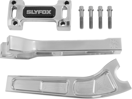 Slyfox Riser 8" Pullback Raw 1 1/8" Clamp Sf-1004-08-R