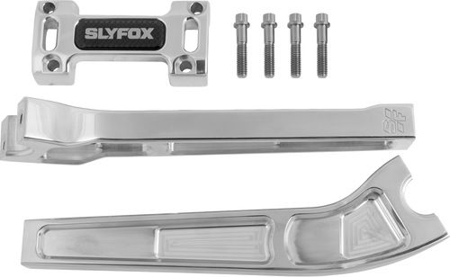 Slyfox Riser 10" Pullback Raw 1" Clamp Sf-1002-10-R