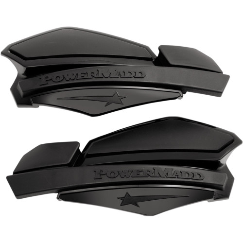 Powermadd Handguards - Black/Black 34210 Powermadd Handguards - Black/Black 34210