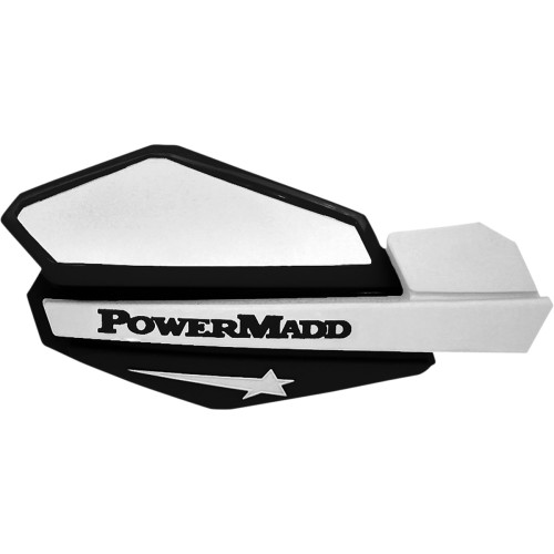 Powermadd Handguards - Black/White 34228 Powermadd Handguards - Black/White 34228