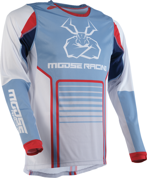 Moose Offroad Jersey Agroid Gy/Bl Lg 2910-7496