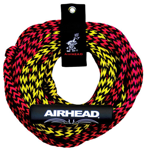 Airhead Sports Group Ahtr-22 Airhead 2 Rider Tube Rope, 2 Sect, Float