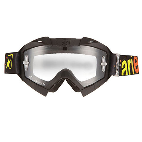 Ariete 14001-Sfb Mx Goggles Adrenaline - Senior Fluo Yellow Red