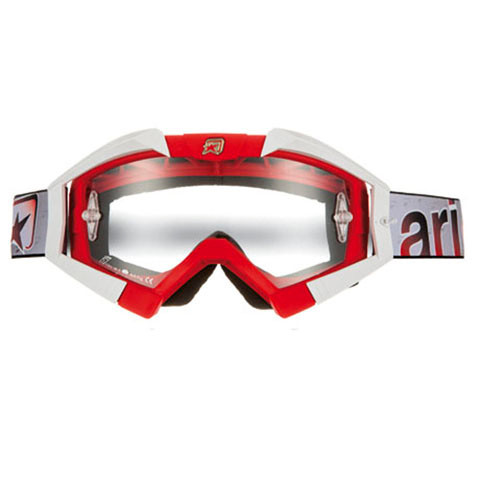 Ariete 13950-Rb15 Mx Goggles Riding Crows Red White
