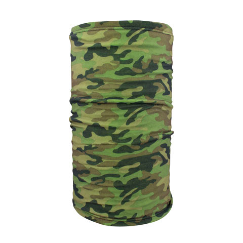 Bobster Tf118Hv Motley Tube, Fleece Lined, Woodland Camo To High-Vis