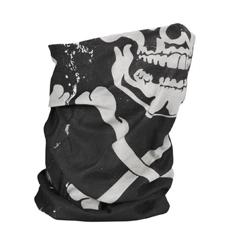 Bobster T227 Motley Tube&Trade;, Polyester, Skull Xbones