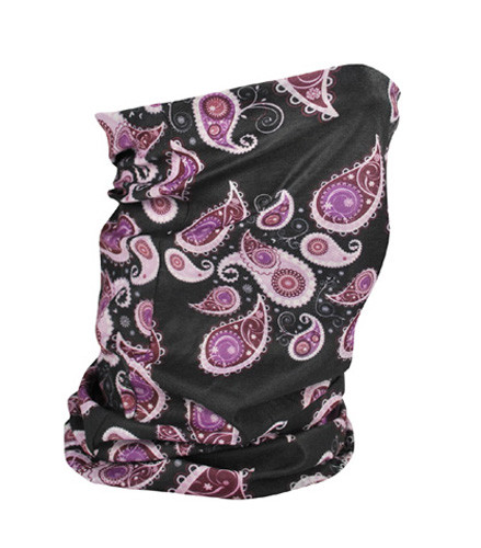 Bobster T228 Motley Tube&Trade;, Polyester, Purple Paisley