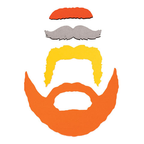 Bobster Wnfmv-P01 Modi-Face Mask Accessory Pack, Mustache Pack