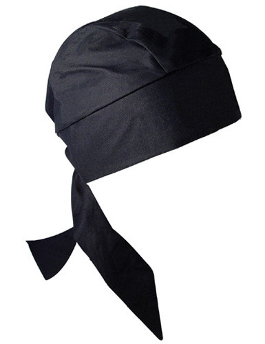 Bobster Zdx114 Deluxe, Flydanna;, 100% Cotton, Solid Black