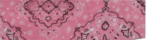 Bobster Cooldanna 100% Cotton Pink Paisley Dc122
