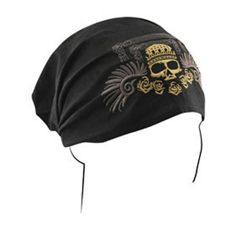 Bobster Hbhh02 Headwrap, Cotton, Highway Honey&Reg;, Golden Skull