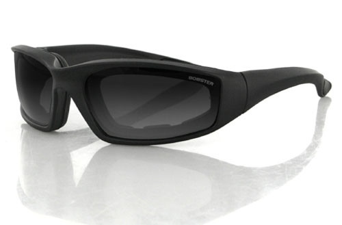 Bobster Es214 Foamerz 2 Sunglass, Blk Frame, Anti-Fog Smoked, Ansi Z87