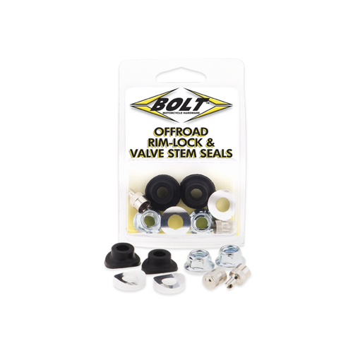 Bolt Motorcycle Accessories 2007-Rvs Rim Lock & Valve Stem Seals