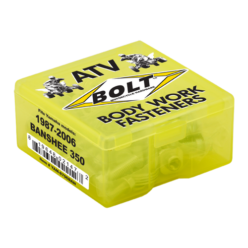 Bolt Motorcycle Accessories Yam-8706Ban Body Work Fastener Kit Atv