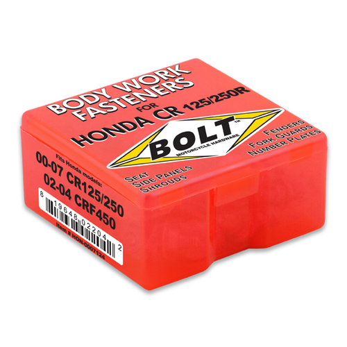Bolt Motorcycle Accessories Hon-0007124 Body Work Fastener Kit Hon