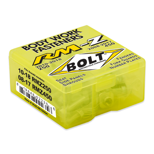 Bolt Motorcycle Accessories Suz-0810004 Body Work Fastener Kit Suz