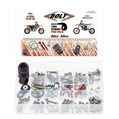 Bolt Motorcycle Accessories Eupp-50/65 2Stk Eustyle Propack 50-65Cc