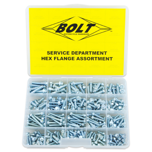 Bolt Motorcycle Accessories Svcflange Svc Hex Flange Bolt Asst