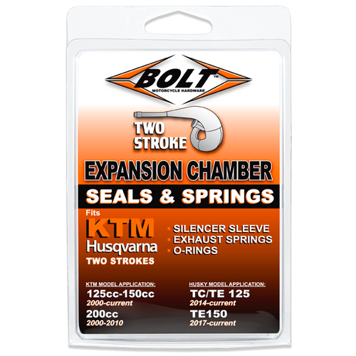 Bolt Motorcycle Accessories Eu.Ex.105-150Cc 2-Stk Pipe Oring/Sleeve/Sprngs