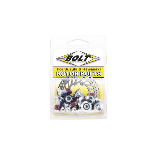 Bolt Motorcycle Accessories 2009-Skrtr Rotor Bolts Suzuki/Kawasaki