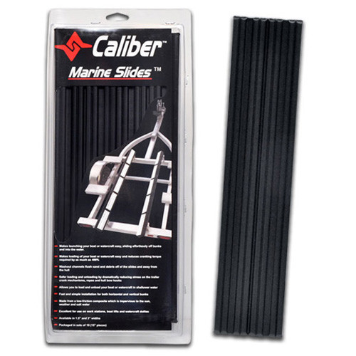 Caliber Trailer Products 23030 Marine Slides 1.5" X 15" Black - 10 / Pack