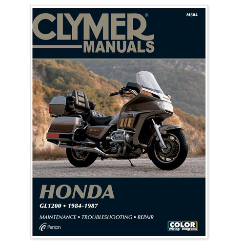 Clymer Manuals Cm504 Clymer Manual Honda Gl1200 Gold Wing 1984-1987