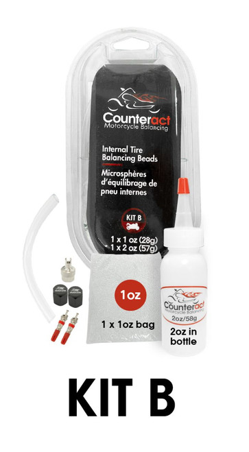 Counteract Kit B Counteract (1) 1Oz & (1) 2Oz Bag Caps/Cores/Core Tool/Bottle