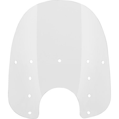 Memphis Shades Fats Windshield - 19" - Clear Mep3310 Memphis Shades Fats Windshield - 19" - Clear Mep3310