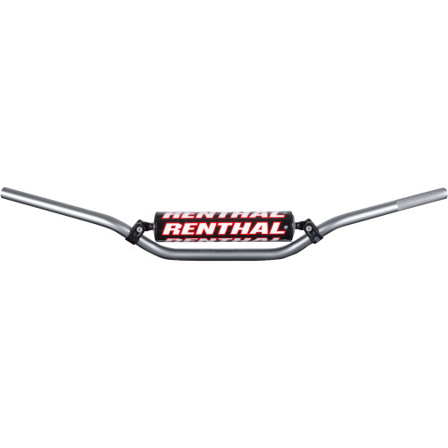 Renthal Handlebar - 7/8" - 722 - Cr High/Ricky Johnson - Silver 722-01-Si-01-185